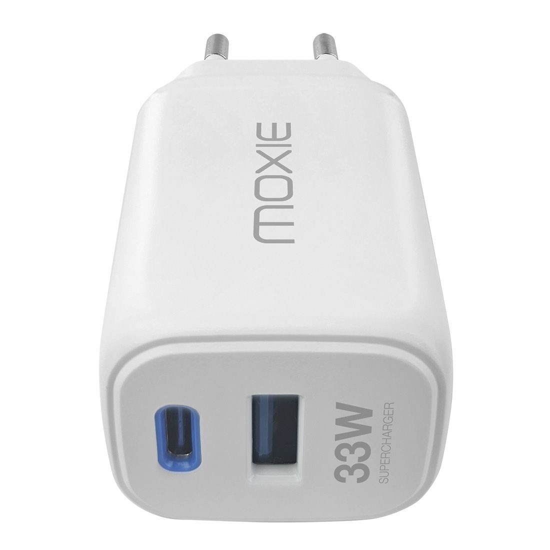 Chargeur Secteur 33W Fast charge Power Delivery - 1 sortie Type-C / 1 sortie USB-A - Sous packaging