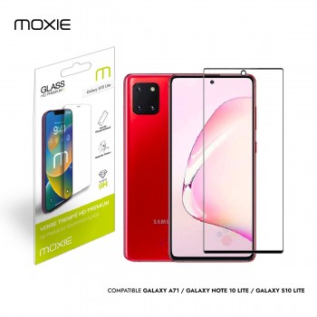 Protection d'écran Samsung Galaxy S10 Lite / Note 10 Lite en Verre Trempé, Moxie [HD Premium+] Film en Verre Trempé pour Samsung