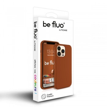 Moxie Coque silicone iPhone 12 mini 5.4" [BeFluo] - Intérieur Microfibre, Coque Anti-chocs et Anti-rayures pour iPhone 12 Mini 5