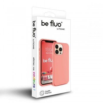 Moxie Coque silicone iPhone 12 mini 5.4" [BeFluo] - Intérieur Microfibre, Coque Anti-chocs et Anti-rayures pour iPhone 12 Mini 5
