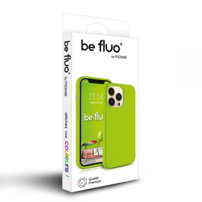 Moxie Coque iPhone XR [BeFluo] Coque Silicone Fine et Légère pour iPhone XR 6.1, Intérieur Microfibre, Coque Anti-chocs et Anti-