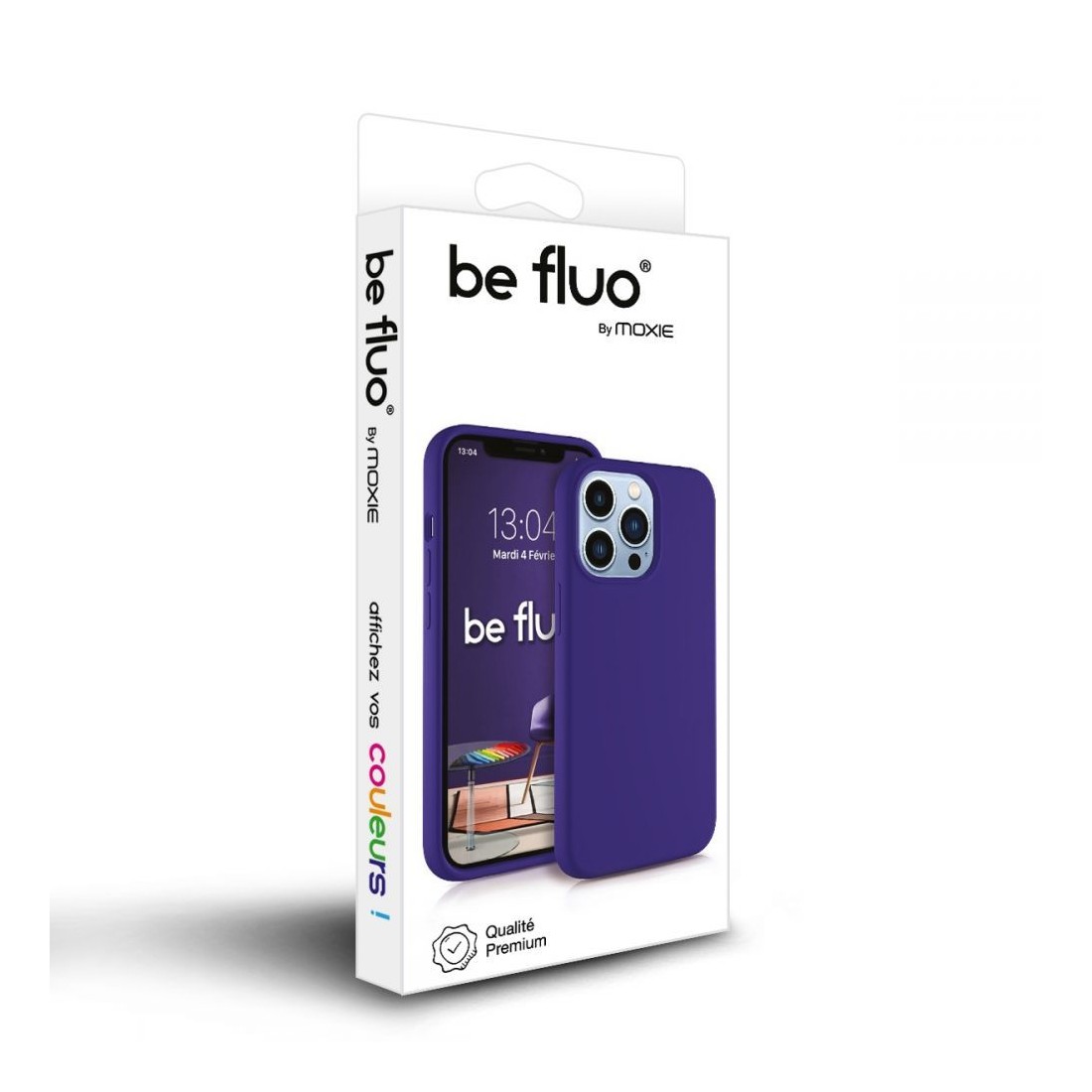 Moxie Coque iPhone 7 Plus/8 Plus [BeFluo] Coque Silicone Fine et Légère pour iPhone 8 Plus et iPhone 7 Plus, Intérieur Microfibr