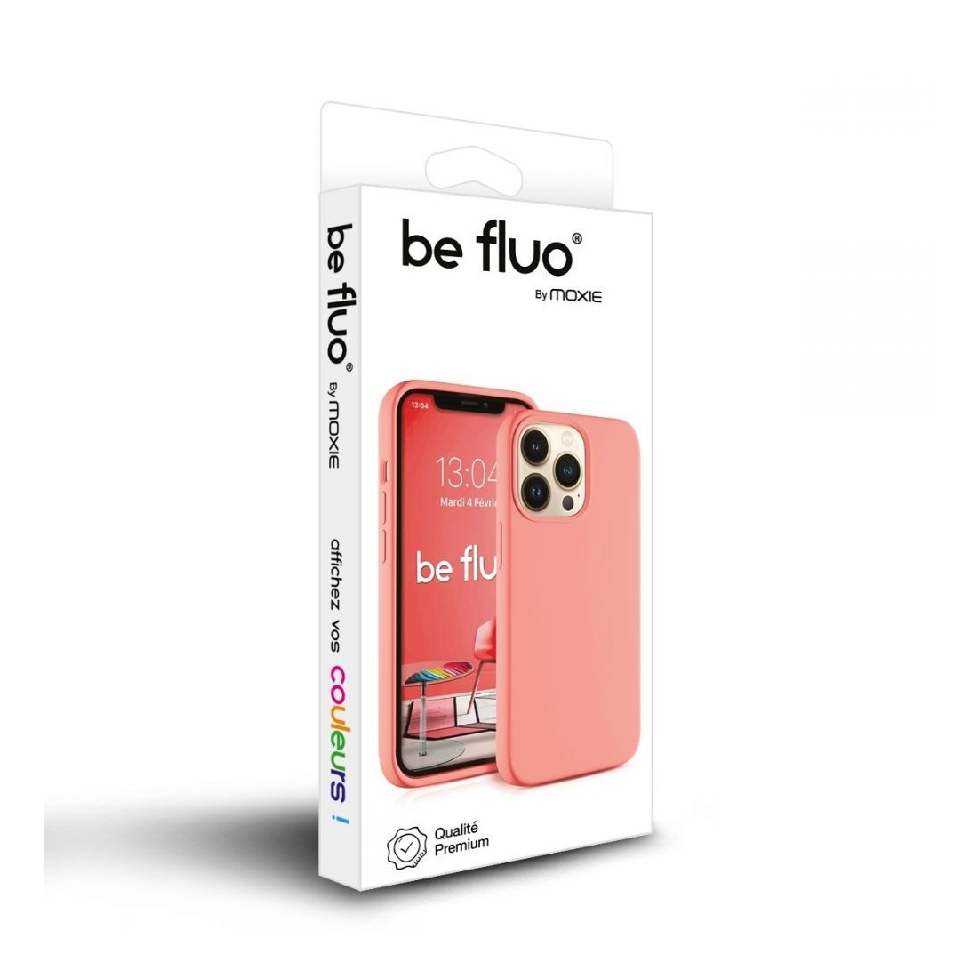 Moxie Coque iPhone 7 Plus/8 Plus [BeFluo] Coque Silicone Fine et Légère pour iPhone 8 Plus et iPhone 7 Plus, Intérieur Microfibr