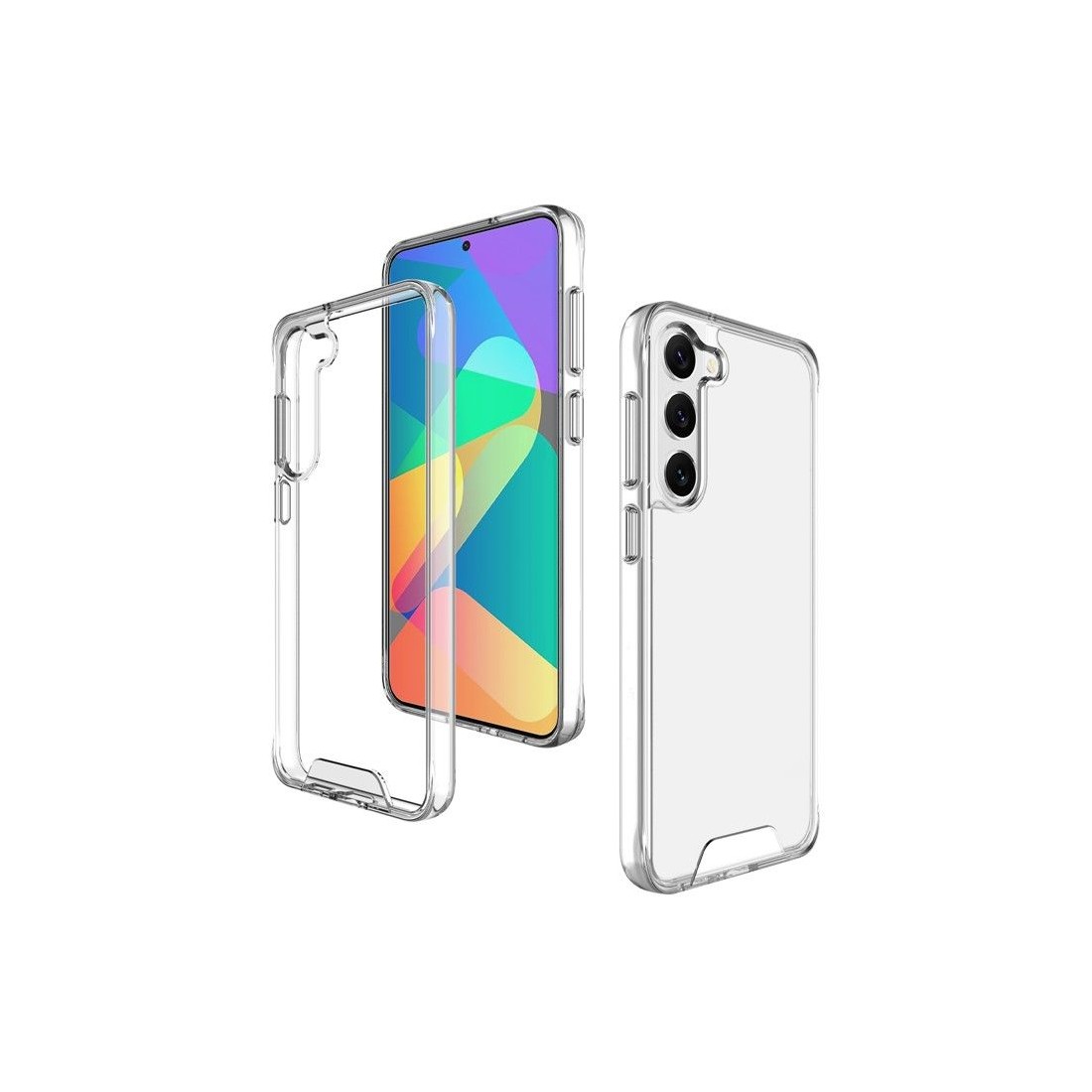 MOXIE Coque TPU+PC transparente renforcée Galaxy S23 FE