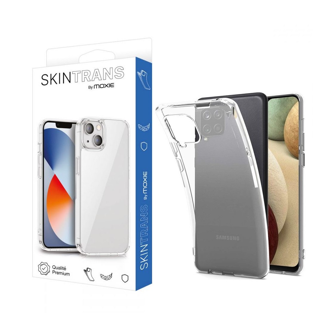 Coque Samsung Galaxy A12 en TPU souple - Transparent
