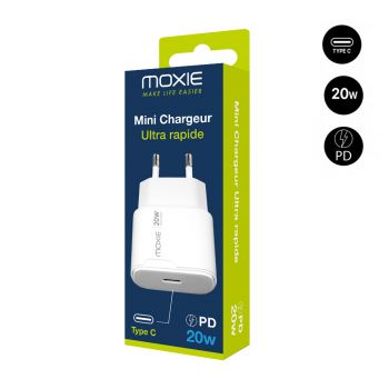 Chargeur secteur 2.4A Fast charge 1 prise USB - Norme CE ROHS - Sans Blister