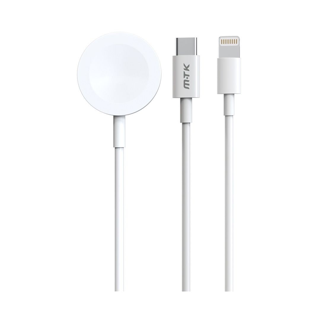 Chargeur duo Apple Watch/iPhone + cable ligthning et  Type-C TB1509