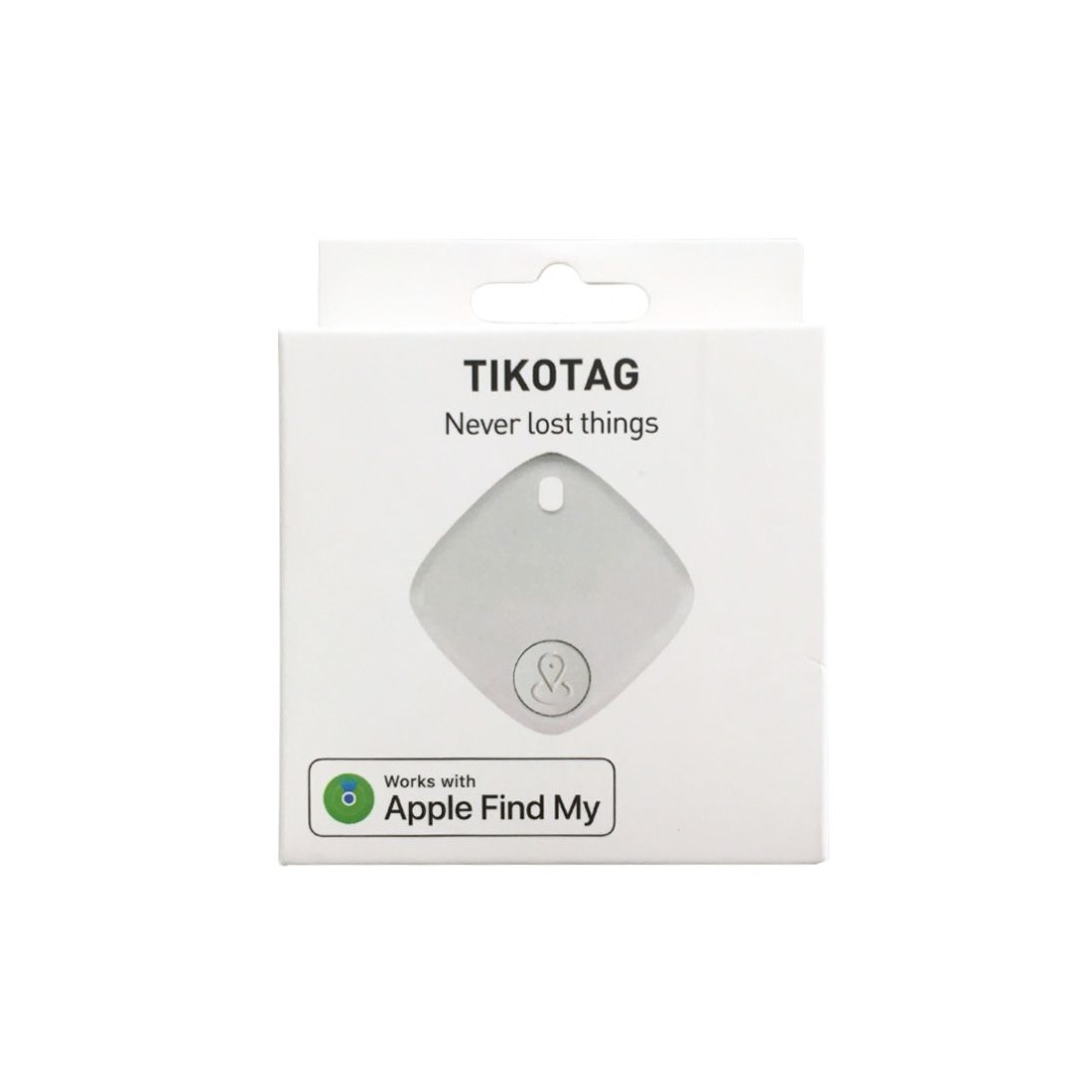 Tag localisateur pour iPhone fonctionne avec Apple find me - blanc