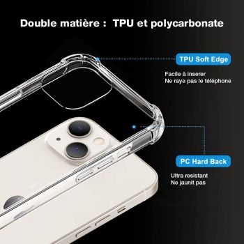 Coque Moxie TPU / PC Antichoc avec coins renforcés pour iPhone 11