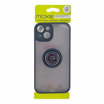 Coque Moxie R-Hold iPhone 15 Plus avec ring holder + contour Noir