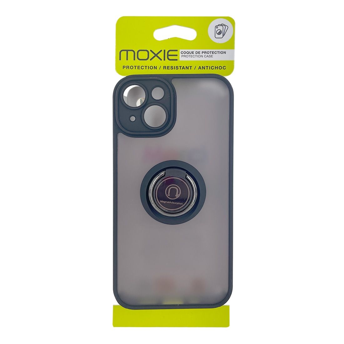 Coque Moxie R-Hold Galaxy S24 avec ring holder + contour Noir
