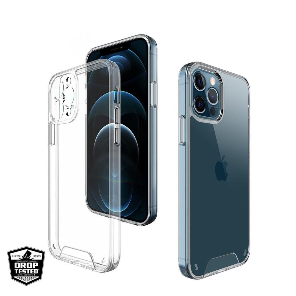 Coque renforcée Moxie transparente en TPU et Polycarbonate pour Apple iPhone 15