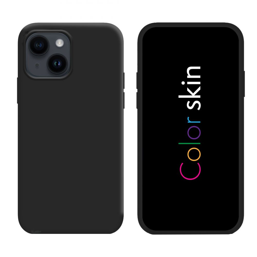 Coque premium Color Skin pour  iphone 13 Mini couleur Noir