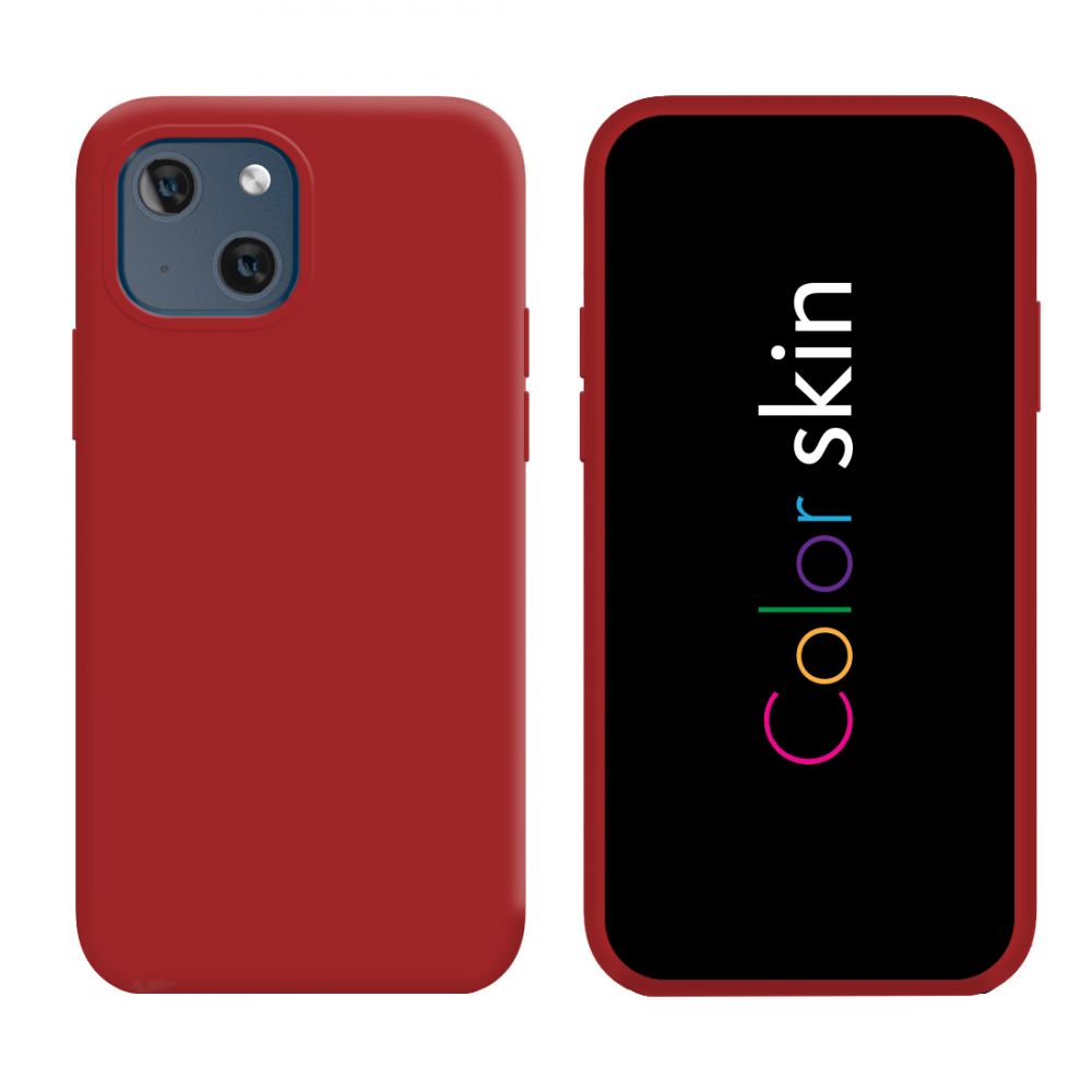 Coque premium Color Skin pour iphone 13 Mini couleur Rouge