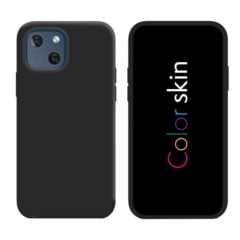 Coque premium Color Skin pour iphone 13 Pro couleur Black