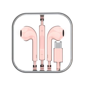 Kit pieton filaire Type-C pour les nouveaux iphone et smartphone android - NC3250 Rose