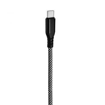 Cable Nylon ultra résistant embouts renforcés Type C /C long 1.2m