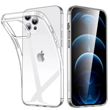 Coque ultra fine transparente en TPU pour iPhone 16