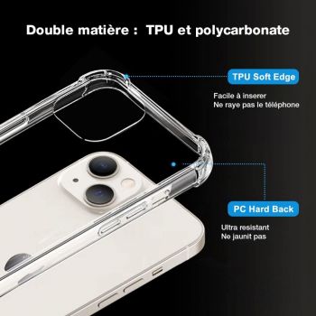 Coque Moxie TPU / PC Antichoc avec coins renforcés pour iPhone 16