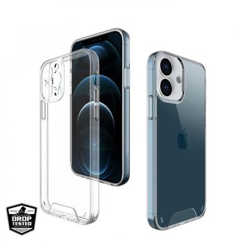 Coque renforcée Moxie transparente en TPU et Polycarbonate pour Apple iPhone 16