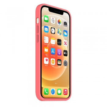 Coque Silicone Moxie BeFluo Fine et Légère pour iPhone 16, Intérieur Microfibre - rose