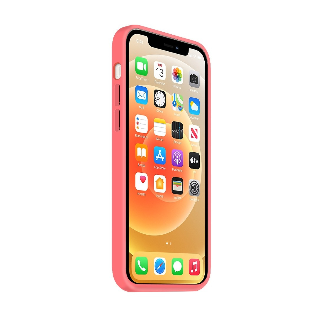 Coque Silicone Moxie BeFluo Fine et Légère pour iPhone 16 Pro, Intérieur Microfibre - Rose
