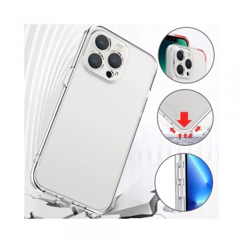 Coque renforcée Moxie transparente en TPU et Polycarbonate pour iPhone 16 Plus