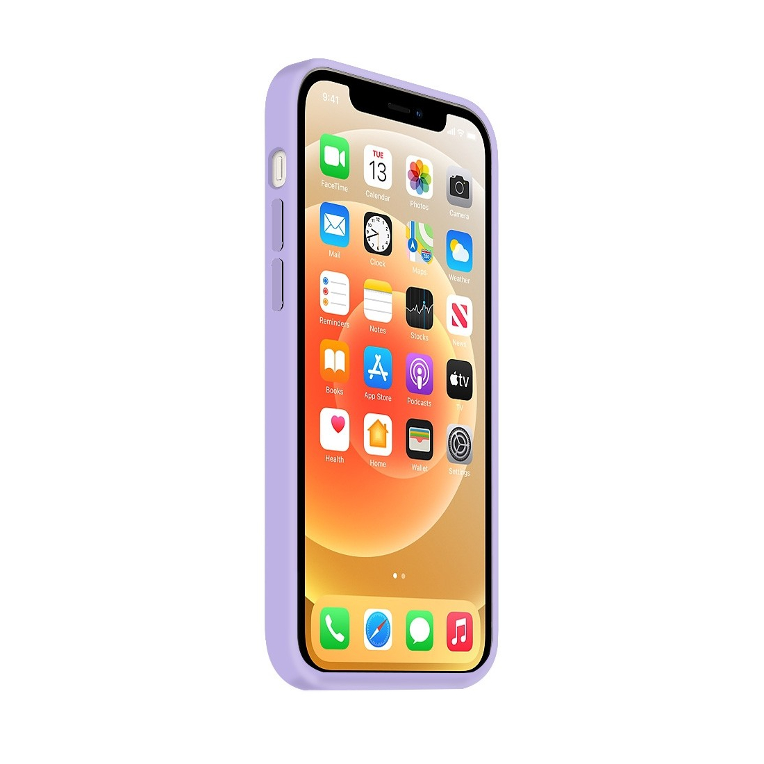 Coque Silicone Moxie BeFluo Fine et Légère pour iPhone 16 Plus, Intérieur Microfibre - Lilas