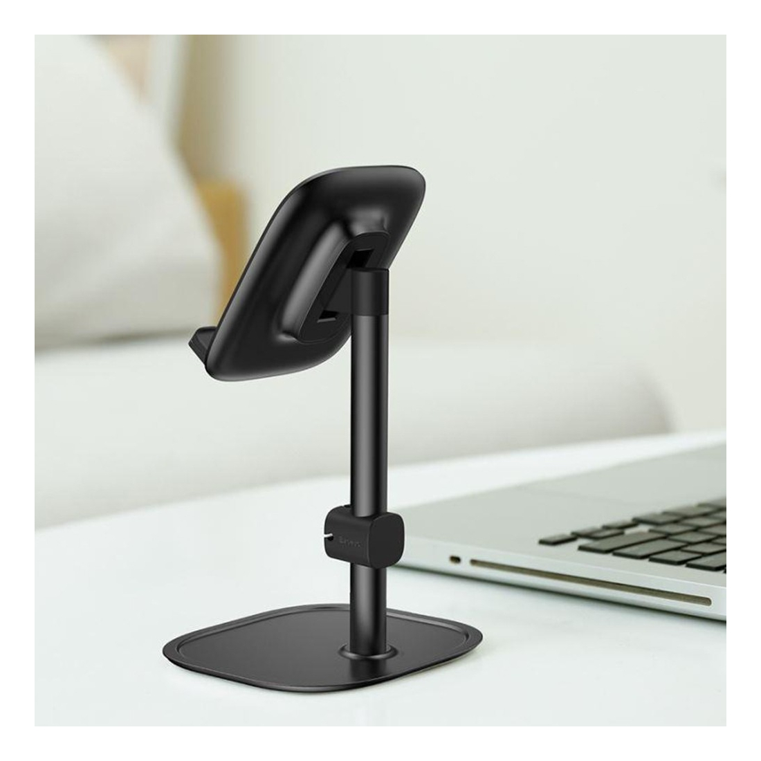 Support Bureau, Baseus [SUWY-01] Support Bureau en Aluminium Oxydable avec Attache Câble - noir