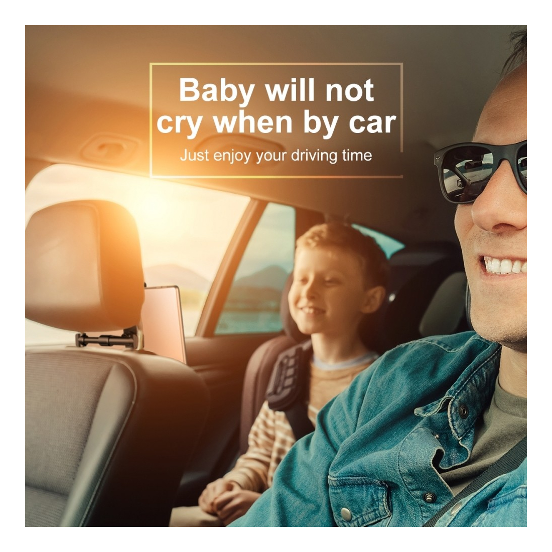Support tablette et mobile pour voiture, siège arrière, Baseus