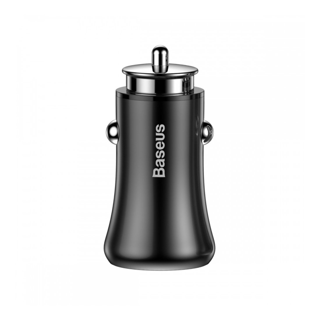 Chargeur Allume Cigare Baseus  2 ports USB - Finition Métal - Charge Rapide - Noir