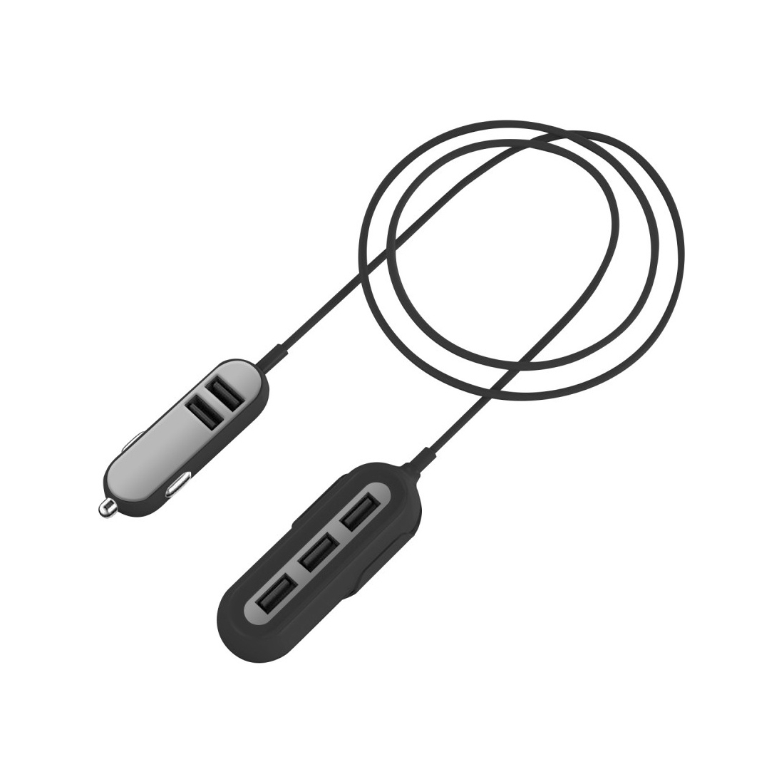 Smart Car Charger Moxie 10.8A 2 ports USB + Hub 3 ports USB