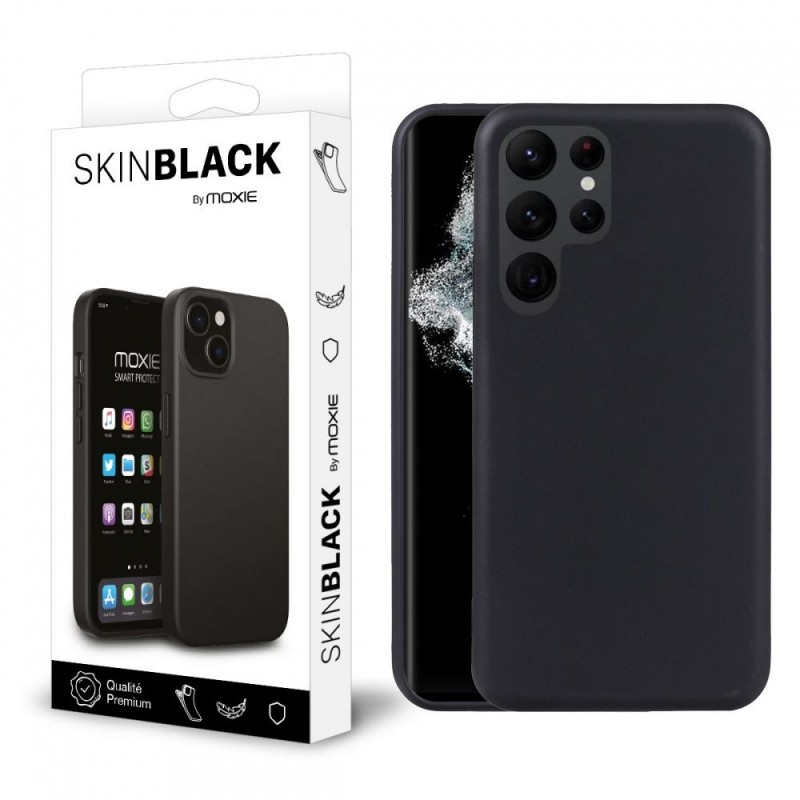 Coque de protection ultra fine noire pour Galaxy S25 Ultra