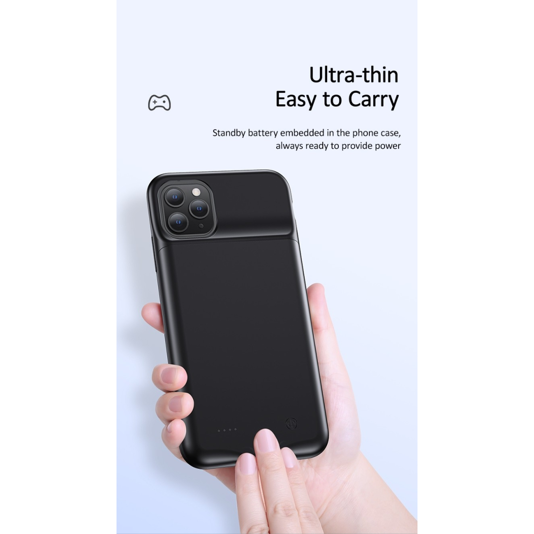 Usams Coque Batterie pour iPhone 11 - US-CD111- 4500mAh - Noir