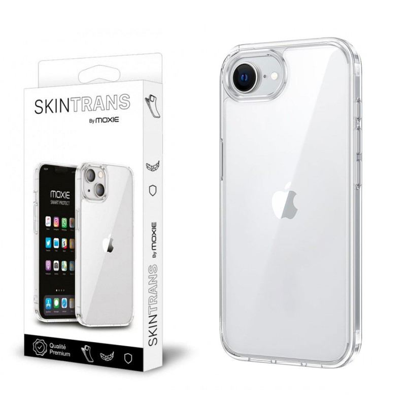 Coque ultra fine transparente en TPU pour iPhone 16e