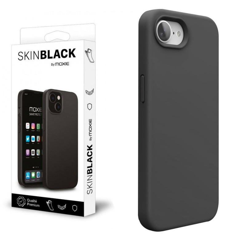 Housse ultra fine Moxie Skin pour iPhone 16e - Noir