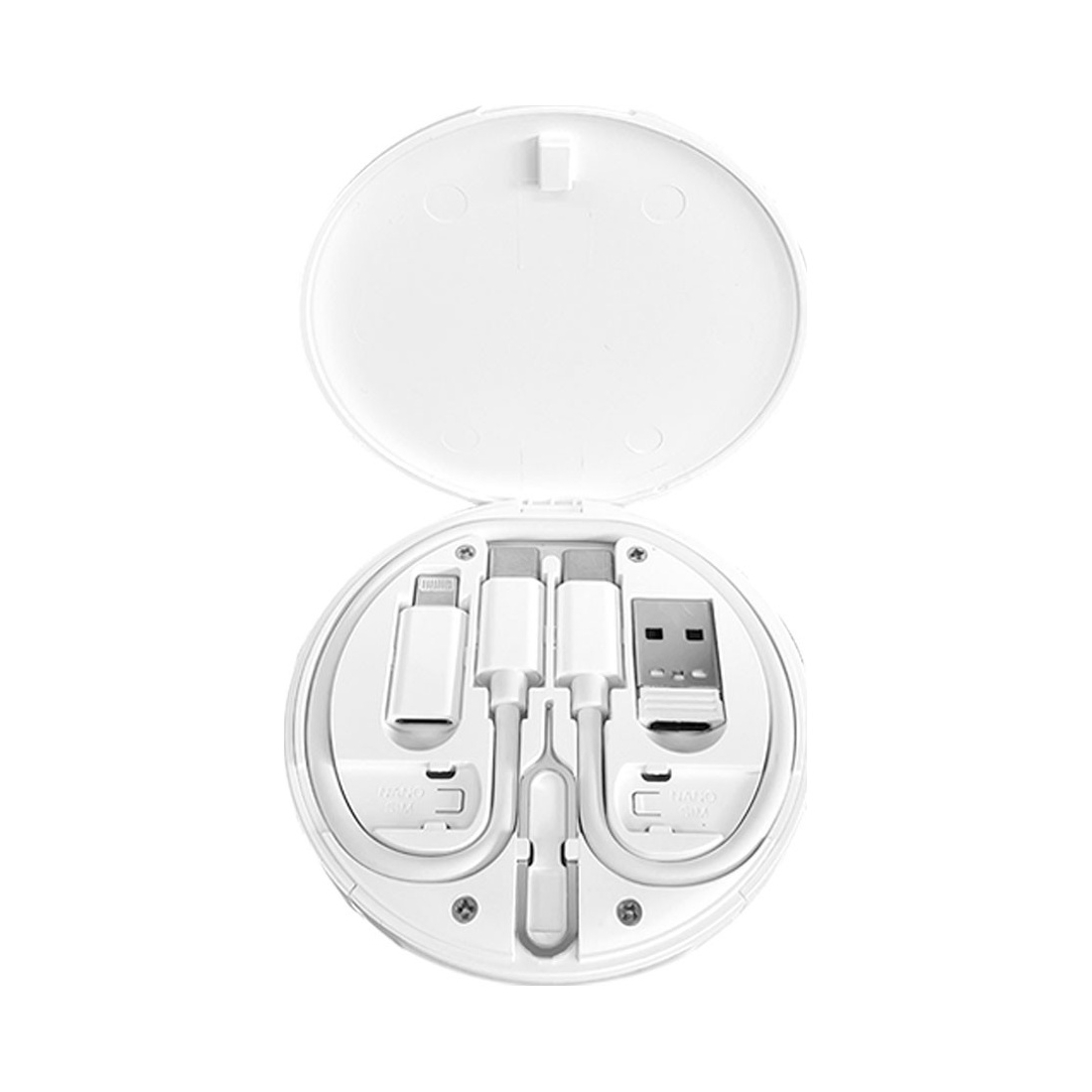 Chargeur à induction 5 en 1 15W smartphone, AirPods et Apple Watch + câbles