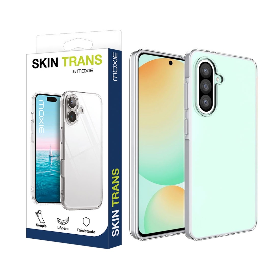 Coque ultra fine transparente en TPU pour Galaxy A56