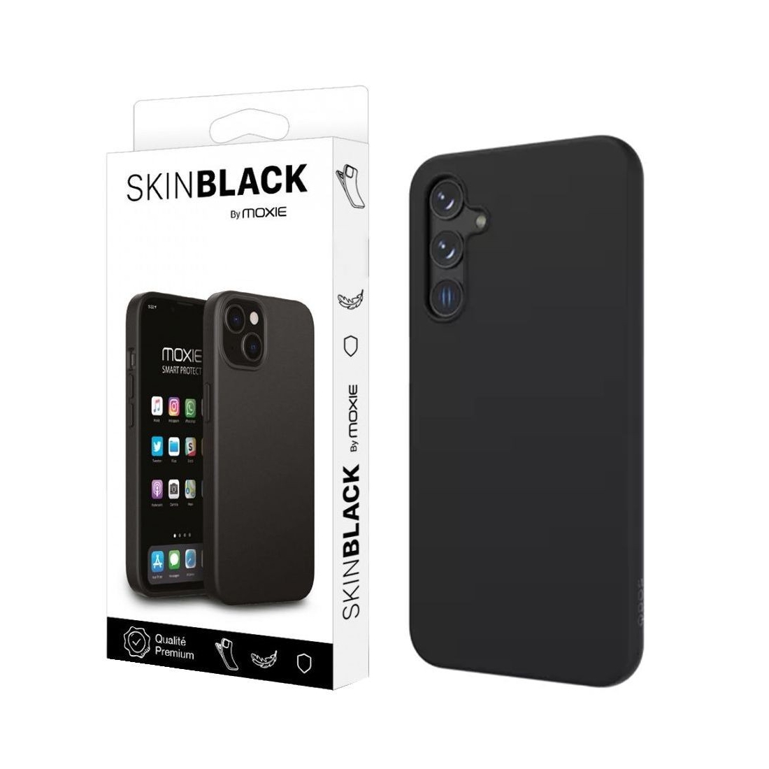 Housse ultra fine Moxie Skin pour Galaxy A17/A26 - Noir