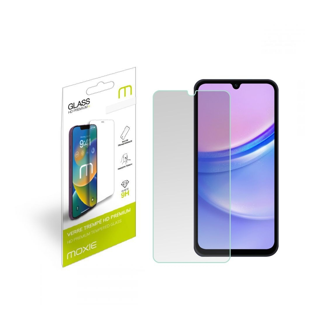 Pack Moxie 1 Housse TPU transparente + 1 verre trempé 2.5D Samsung Galaxy A17/A26