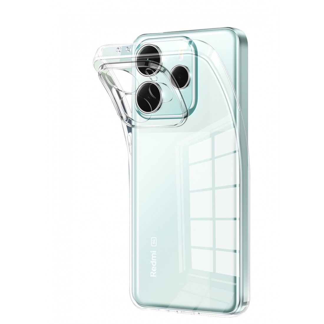 Coque ultra fine transparente en TPU pour Redmi note 14 4G