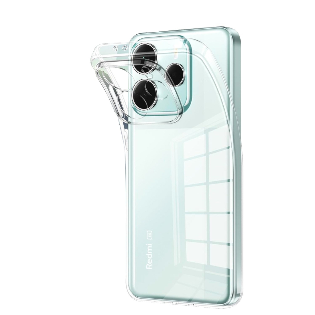 Pack 1 Housse TPU transparente + 1 Glass 2.5D pour Redmi Note 14 4G