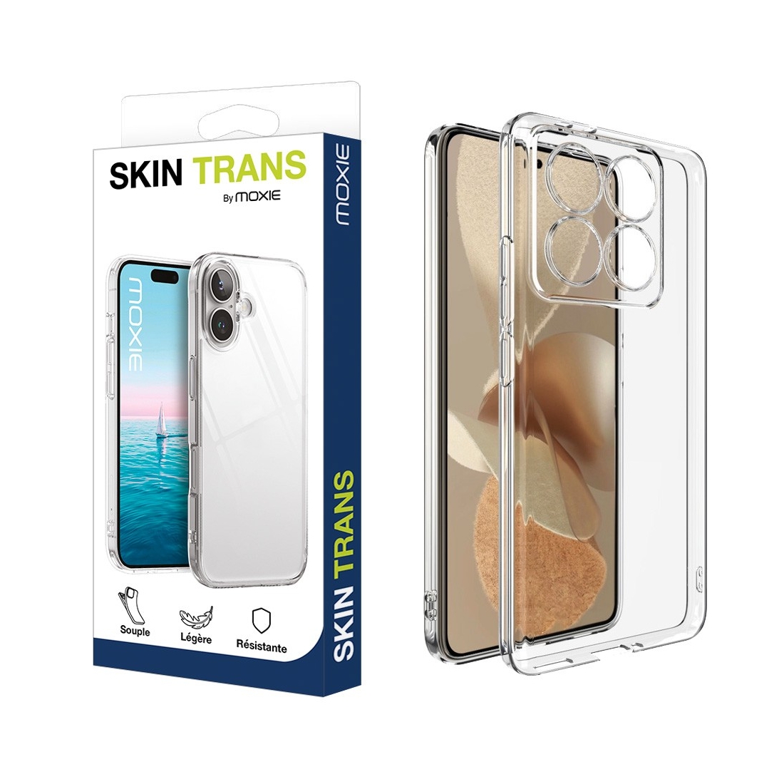 Coque ultra fine transparente en TPU pour Xiaomi 14T Pro