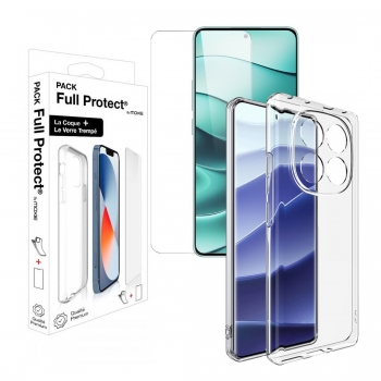 Pack 1 Housse TPU transparente + 1 Glass 2.5D Redmi Note 14 Pro 5G