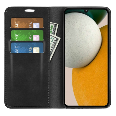 Etui portefeuille fermeture magnetique Xiaomi Redmi Note 14 4G  - noir