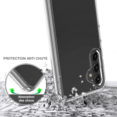 Coque renforcée Moxie transparente en TPU et Polycarbonate pour Galaxy A17/A26