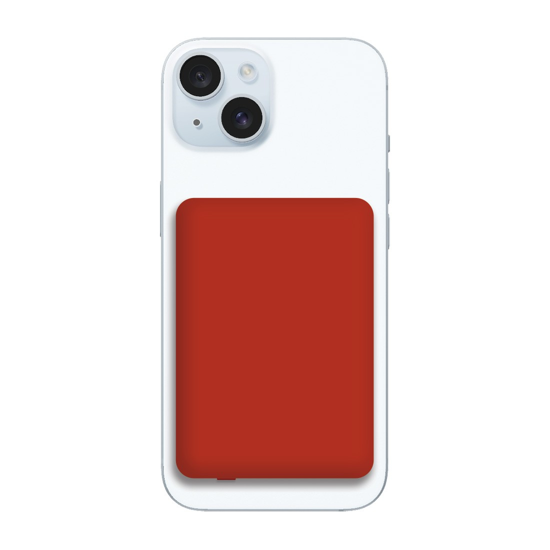 Powerbank magnétique MagSafe 5000 mAh 10W - Rouge