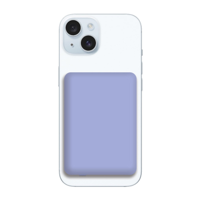 Powerbank magnétique MagSafe 5000 mAh 10W - Lilas