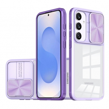 Coque de protection avec protection camera pour galaxy A36/A56 -  Lilas