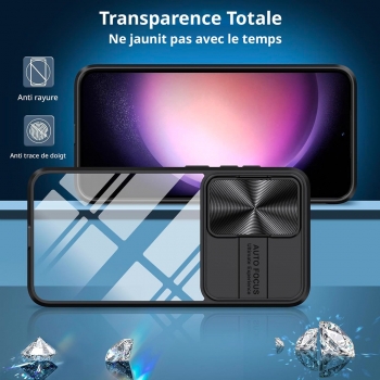Coque de protection avec protection camera pour galaxy A36/A56 -  Noir
